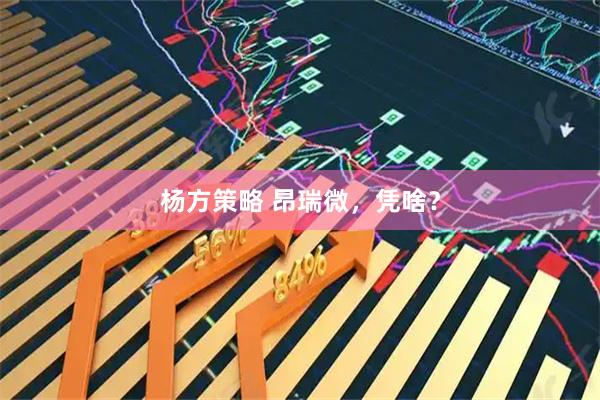 杨方策略 昂瑞微，凭啥？