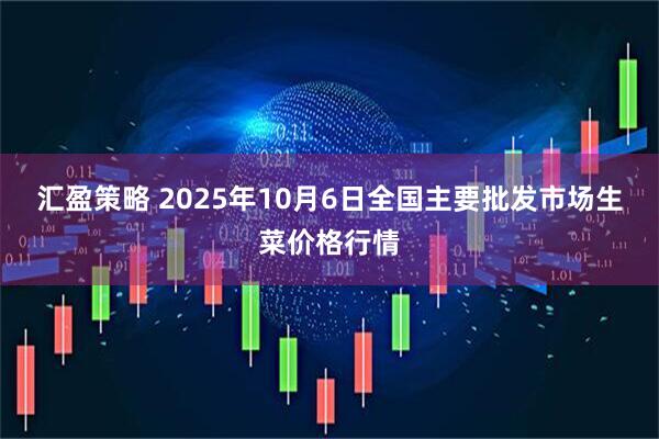汇盈策略 2025年10月6日全国主要批发市场生菜价格行情
