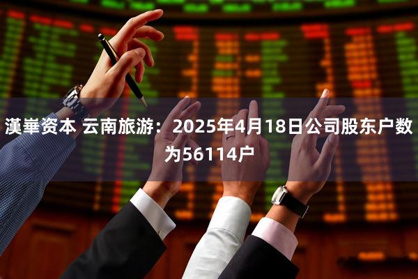 漢崋资本 云南旅游：2025年4月18日公司股东户数为56114户