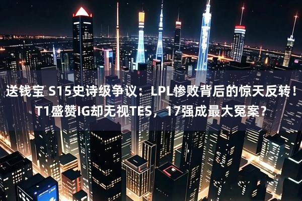 送钱宝 S15史诗级争议：LPL惨败背后的惊天反转！T1盛赞IG却无视TES，17强成最大冤案？